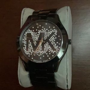 Black Bling Face Michael Kors Women’s Watch
